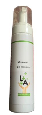 scheda LA cosmetici  mousse pelli impure